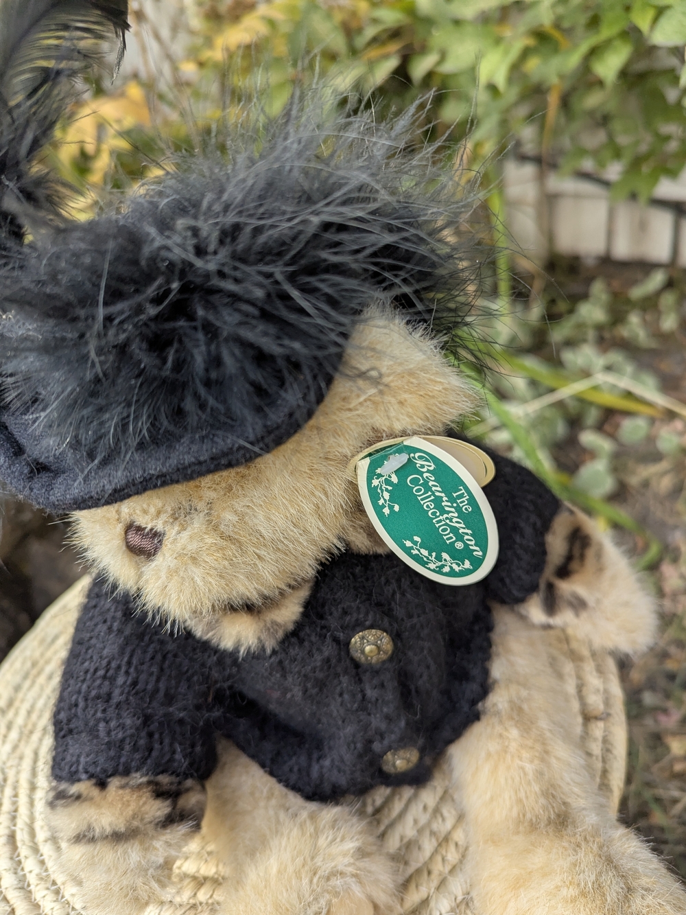 Bearington Collection Selena Plush Cat Vintage Whimsigoth Mob Wife Dark Coquette - Picture 6 of 17